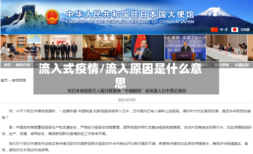流入式疫情/流入原因是什么意思-第2张图片