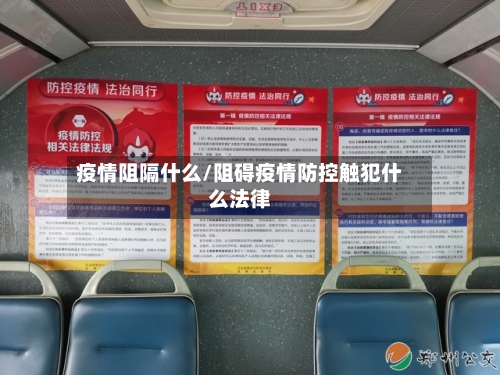 疫情阻隔什么/阻碍疫情防控触犯什么法律-第3张图片